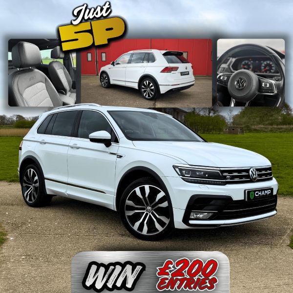 Win £200 Entries into the VW Tiguan R-Line Comp!