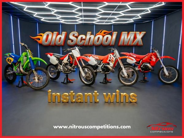 OLD-SCHOOL MX INSTANT WINS [Draw April 27th] £2,500 END PRIZE