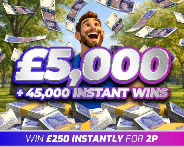 Win £5,000 Tax Free Cash!