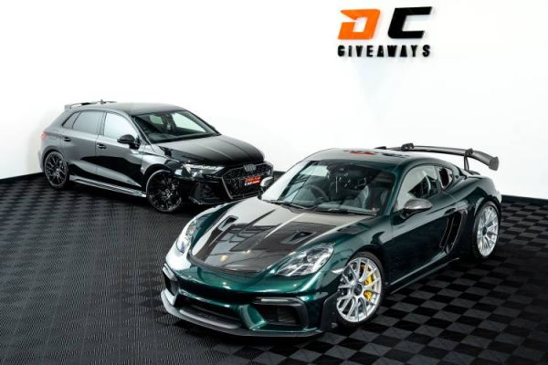 Win this Porsche GT4RS u0026 Audi RS3 u0026 £5,000 or £165,000 Tax Free