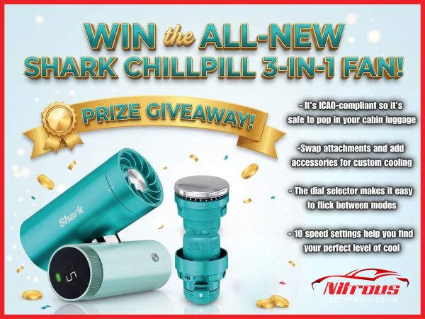 SHARK CHILLPILL 3-IN-1 FAN, MIST & INSTA CHILL SYSTEM [Draw April 26th]