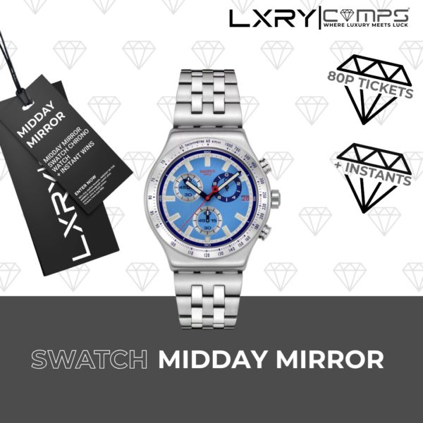 Swatch “MIDDAY IN THE MIRROR” Chronograph + Instant Wins