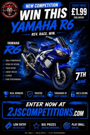 🏍️ Win This Yamaha R6 – £1.99 Entry