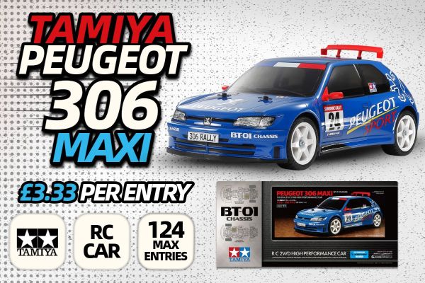Win This Tamiya Peugeot 306 MAXI RC Bundle