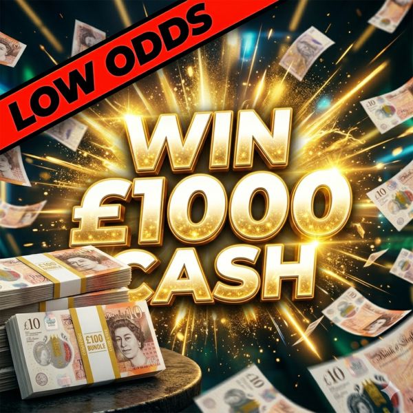 £1000 CASH – LOW ODDS!