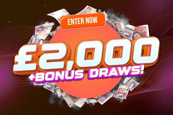 Win £2,000 Tax Free Cash + 5 Bonus Draws