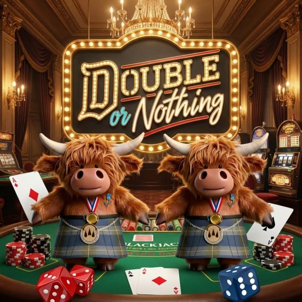 Double or Nothing! 50/50 chance of winning a prize