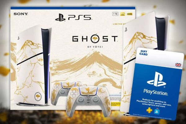 Win this Limited Edition PlayStation 5 Ghost of Yotei Gold Bundle