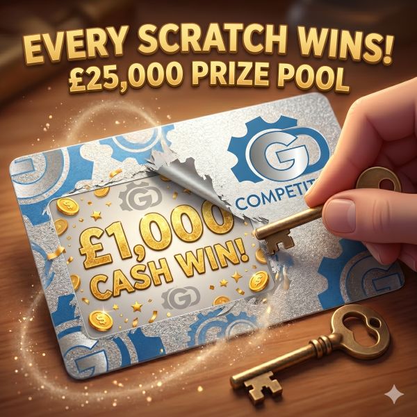 EVERY SCRATCH WINS! £25,000 Prize Pool
