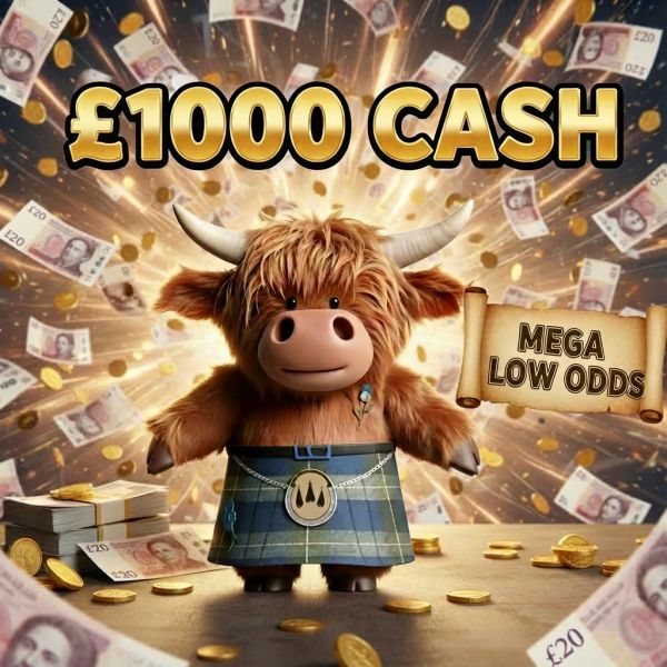 MEGA LOW ODDS – £1000 CASH #2