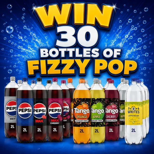 30 BOTTLES OF FIZZY POP