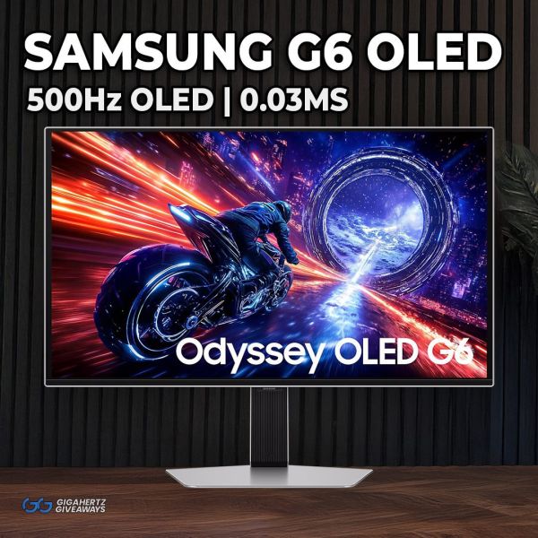 Samsung Odyssey G6 | 27″ 500Hz OLED