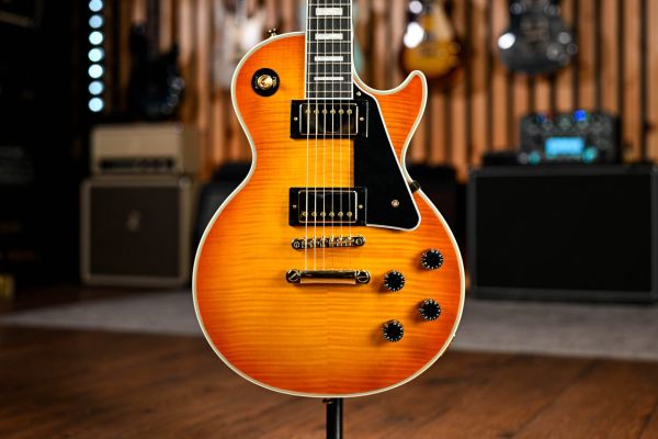 Epiphone Les Paul Custom Figured in Iced Tea