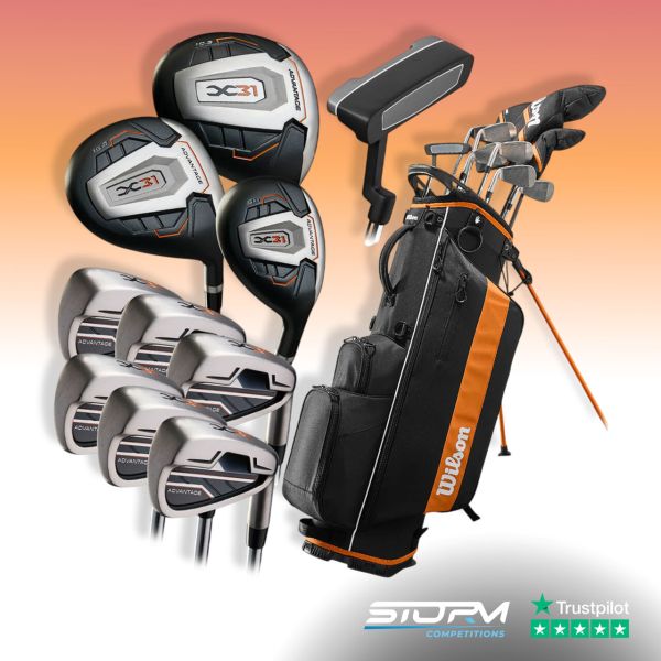 Wilson X31 Advantage 11-Piece Stand Bag Package Set – Steel