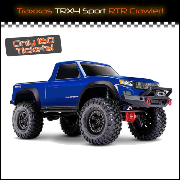 Traxxas TRX4 Sport 1:10 4X4 Electric All-Terrain Crawler Truck or £300!