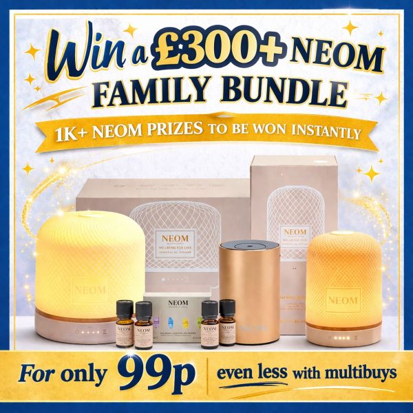 WIN A NEOM BUNDLE WORTH OVER £300 + £1K INSTANT NEOM PRIZES!