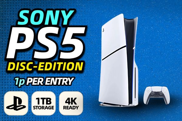 Win This Playstation 5 Disc Edition for just 1p!