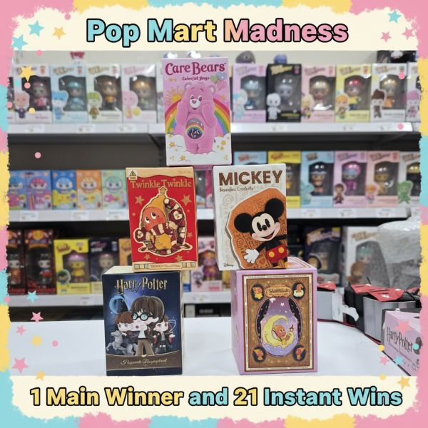 Pop Mart Madness – 21 Instant Wins