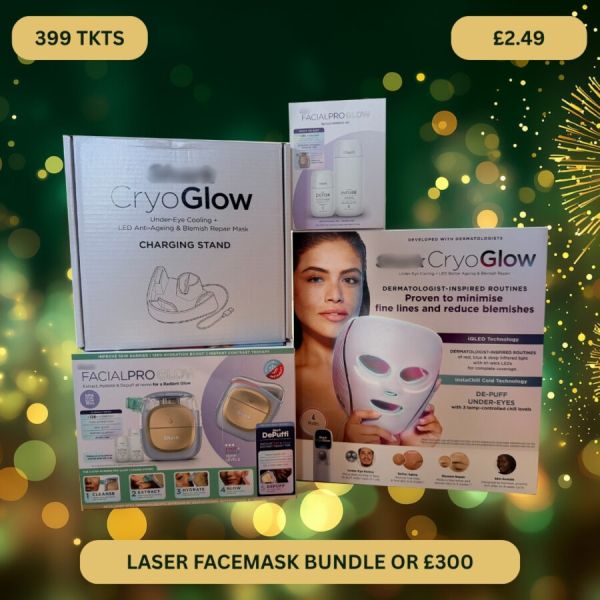 Shark Face Mask or £300 Tax Free Cash