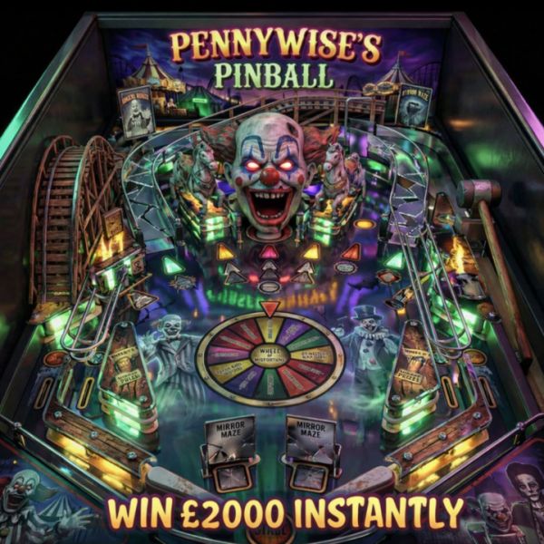 PENNY WISE’S PINBALL WIN £2000 INSTANTLY