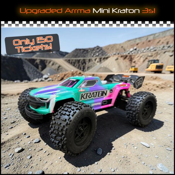 Upgraded Arrma 1/16 Mini Kraton 3S or £300!
