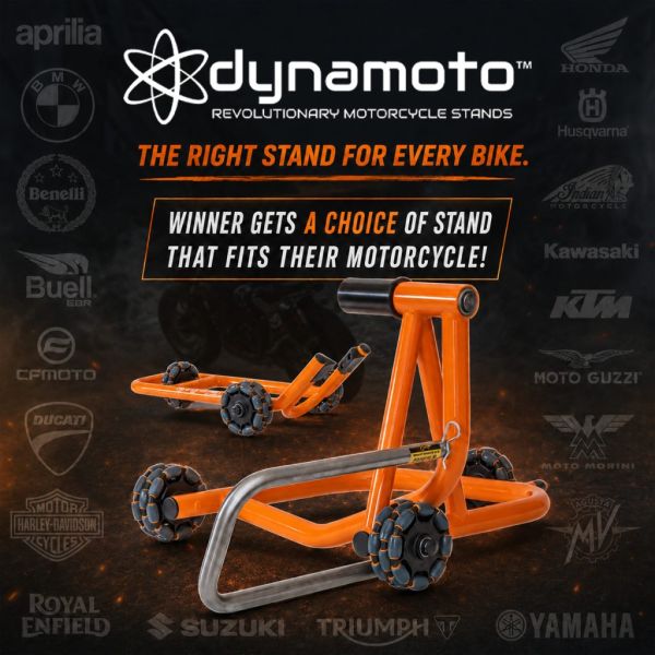 Dynamoto 360 Motorcycle Stand – Choose Your Bike & Colour