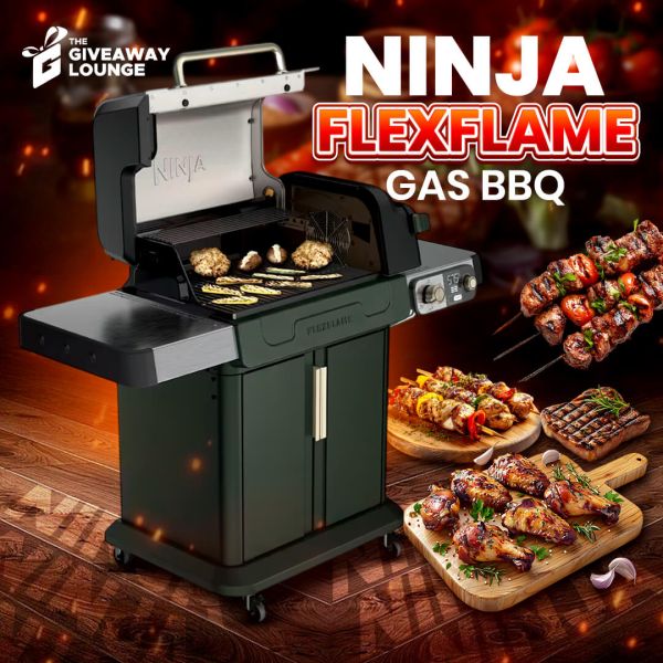 Win this Ninja FlexFlame Gas BBQ