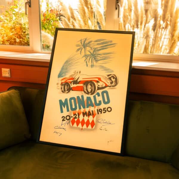Win Our Signed 1950 Monaco Grand Prix Poster