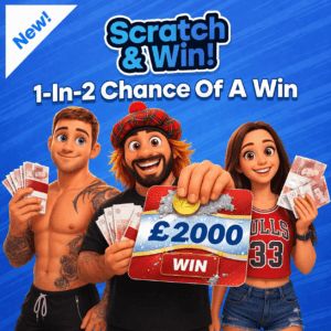 1-In-2 Chance Of A Win – £1,000 End Prize