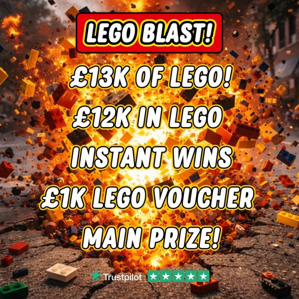 LEGO BLAST! £13,000 IN LEGO £12,000 LEGO INSTANT WINS! #2