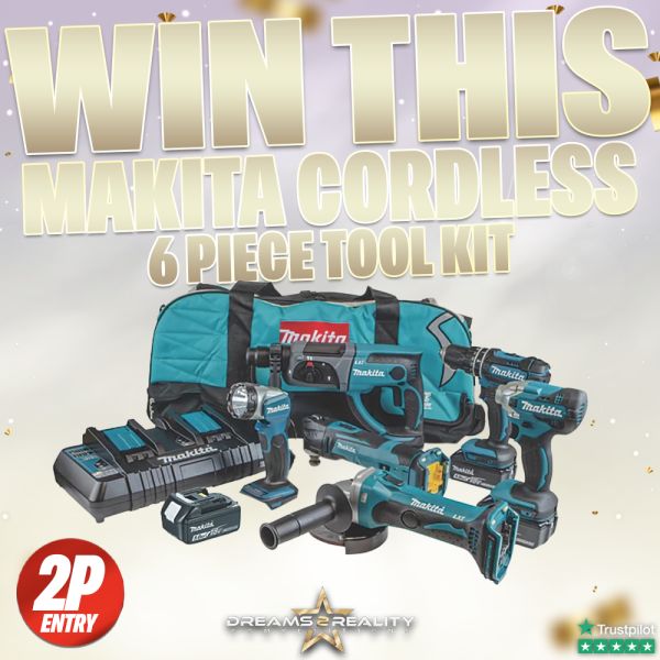Makita Cordless 6 Piece Tool Bundle