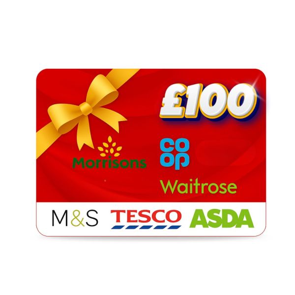 £100 Supermarket Gift Card 10.04.26