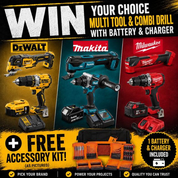 TTG’s Branded 2pc Kit Bundle – Multi Tool & Combi Drill