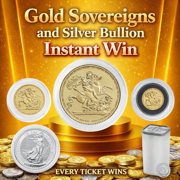 Gold Sovereigns and Silver Bullion Instant Win (£500 End Prize)