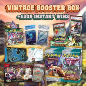 HGSS Unleashed Vintage Booster Box +£20K Instant Wins!