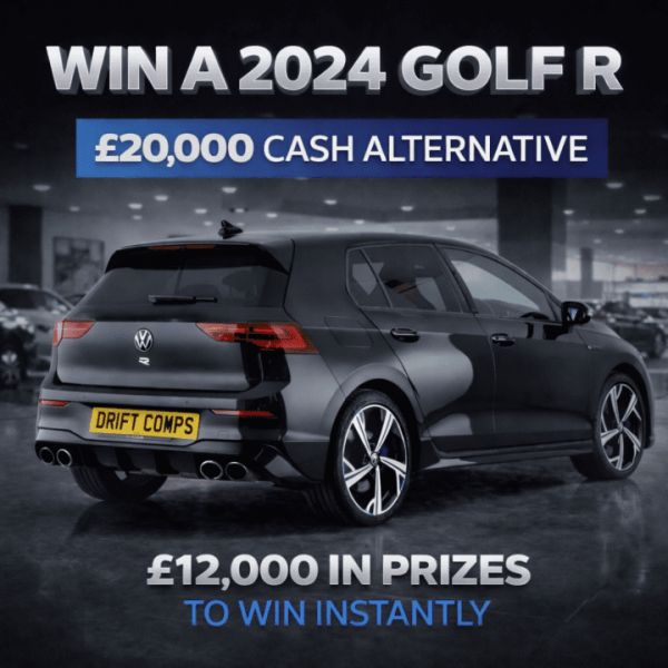 WIN A 2024 GOLF R 0R £20,000 CASH