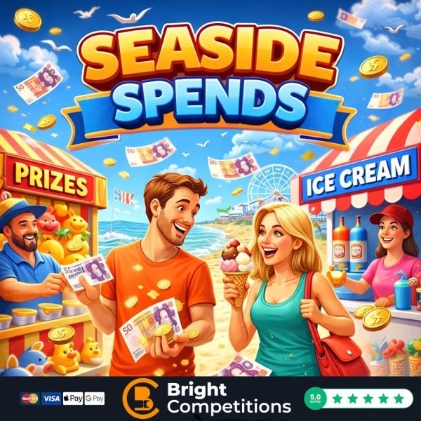 Seaside Spends – 155 Instant Wins & £50 End Prize