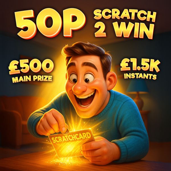 50p Scratch 2 Win!