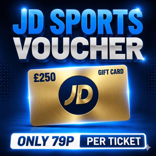 WIN A £250 JD SPORTS VOUCHER FOR ONLY 79P!