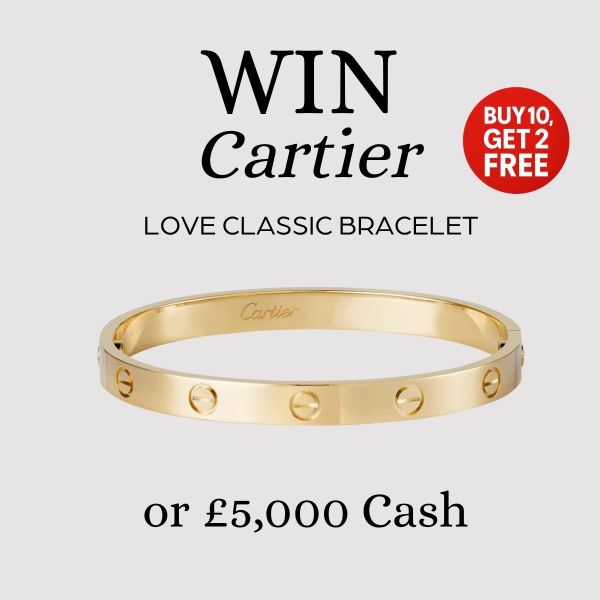 Win Cartier Love Classic Bracelet (£5,000 Cash Alternative)