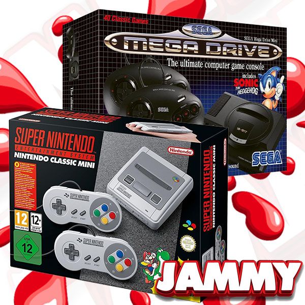 NINTENDO SNES MINI or SEGA MEGA DRIVE MINI – WINNERS CHOICE!