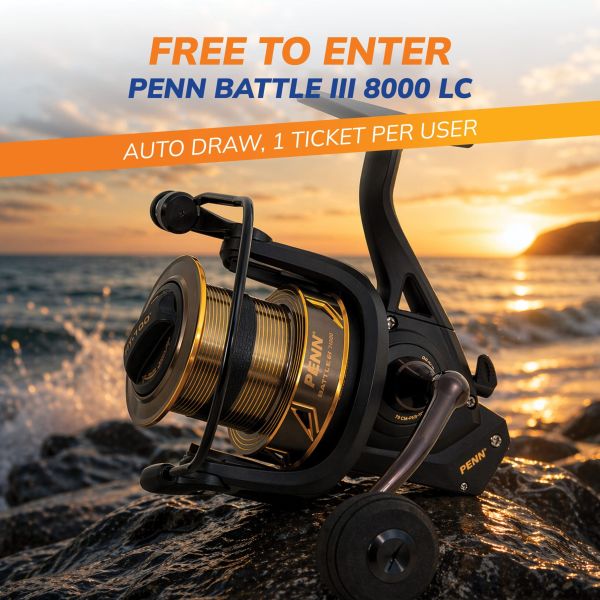 FREE TO ENTER – PENN BATTLE 3 8000 LC