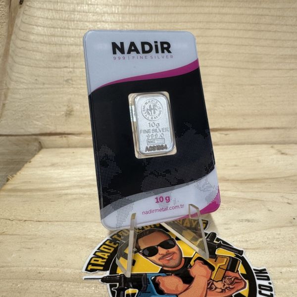 Auto Draw – 10g Silver Bar Minted Nadir