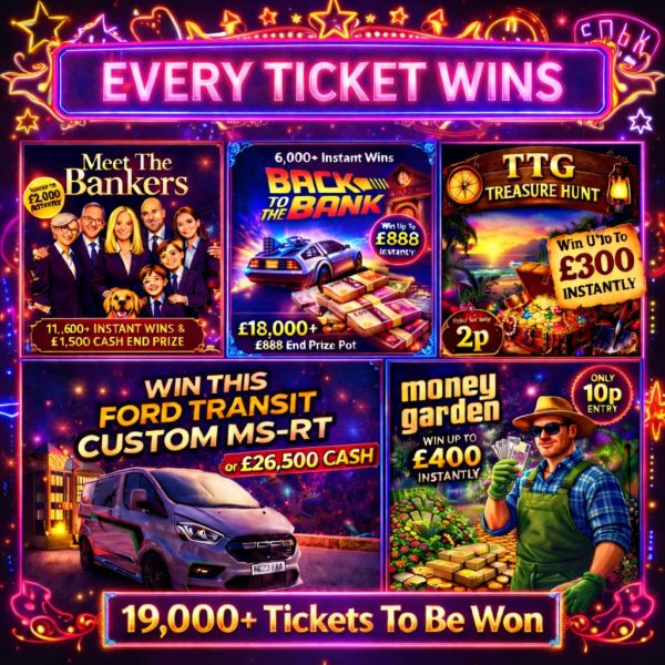 Every Ticket Wins – ALL Added To Accounts INSTANTLY! – Ford Custom MS-RT & 4 x Cash Comps #2
