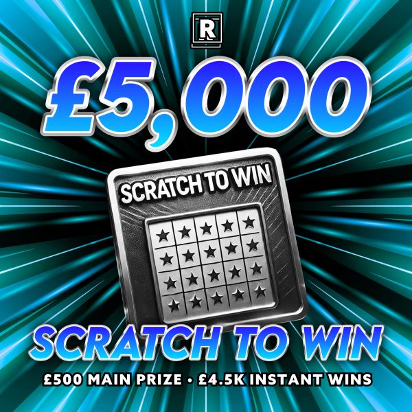 SCRATCH TO WIN! £5000 Scratchcard Prize Pool
