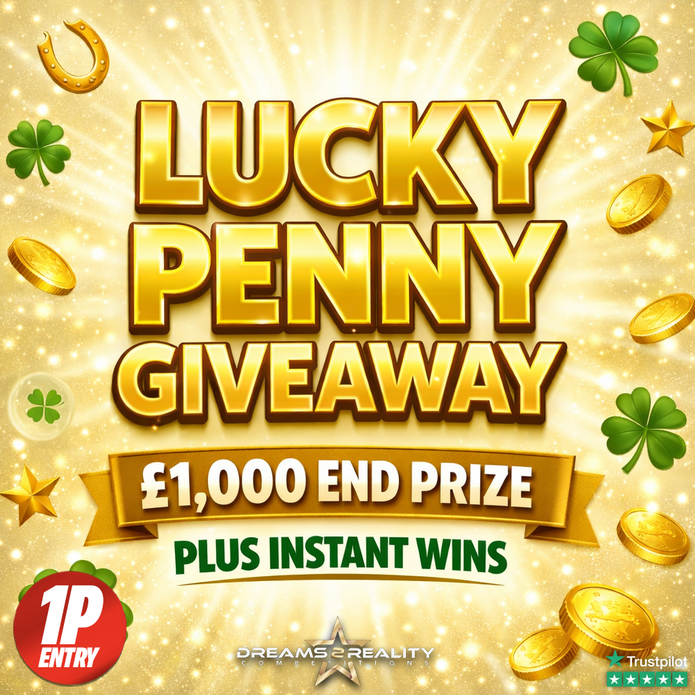Lucky Penny Giveaway | Instant Wins | £1,000 End Prize