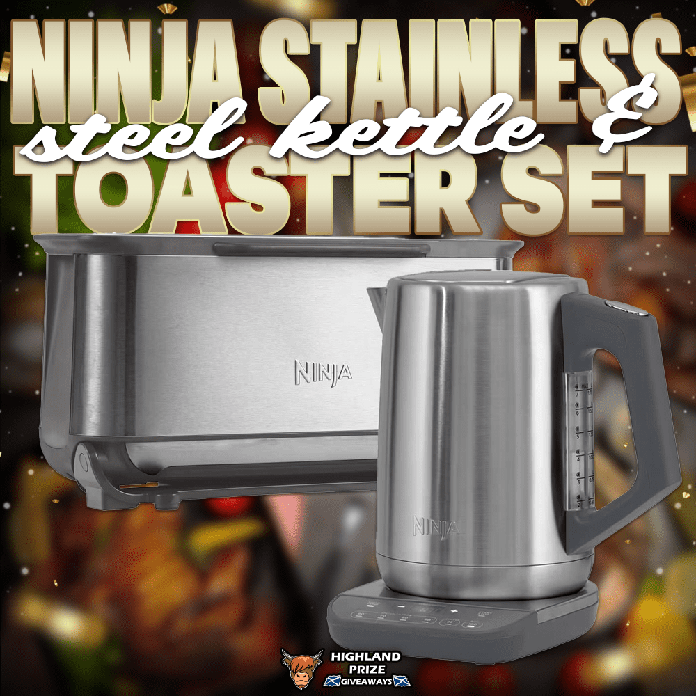 NINJA STAINLESS STEEL KETTLE & TOASTER SET # 4