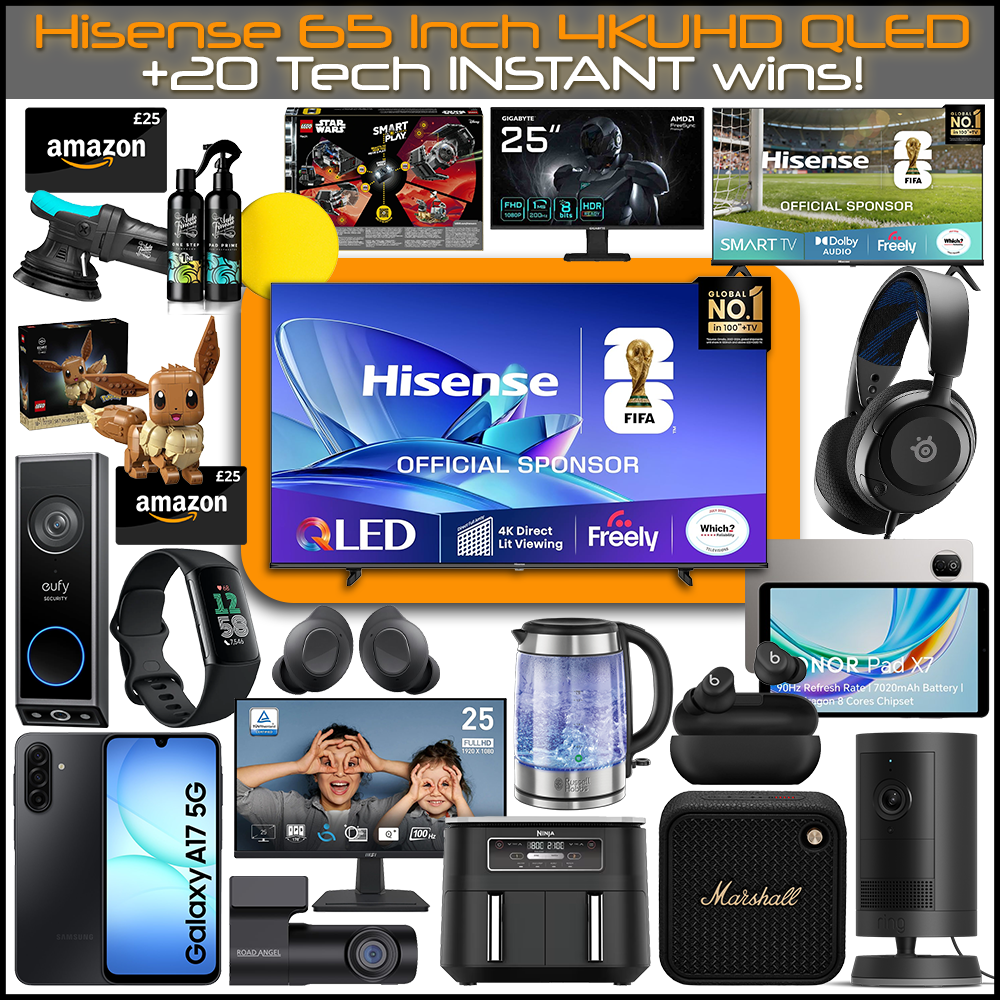 Hisense 65 Inch 65E78QTUK PRO Smart 4KUHD HDR QLED Freely TV or £500!