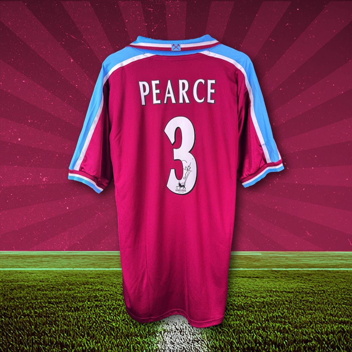 Stuart Pearce signed West Ham shirt!