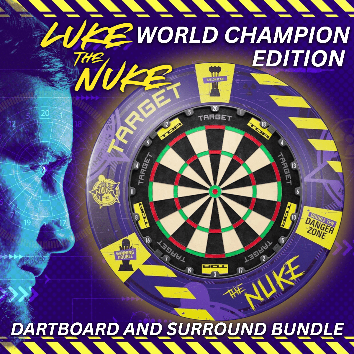 Win This Luke Littler World Champion Edition Dartboard Bundle
